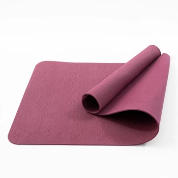 Коврик для йоги и фитнеса EVA (йога мат, каремат спортивный) 100х50 см OSPORT Yoga Pro Micro 3мм (OF-0244) Бордовый