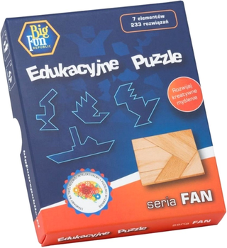 Łamigłówka Big Fun Republic Educational Fan Edukacyjne Puzzle (5902659190055)