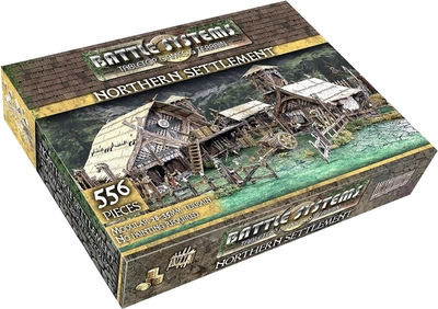 Model do składania Battle Systems Tabletop Games & Terrain Northern Settlement (5060660090921)