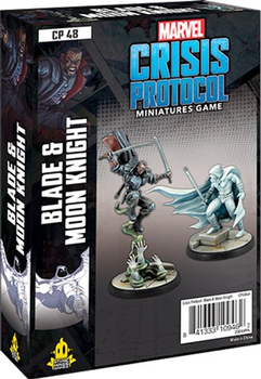 Zestaw figurek do złożenia i pomalowania Atomic Mass Games Marvel Crisis Protocol Blade & Moon Knight 2 szt (0841333109462)