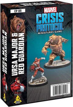 Zestaw figurek do złożenia i pomalowania Atomic Mass Games Marvel Crisis Protocol Ursa Major & Red Guardian 2 szt (0841333112875)