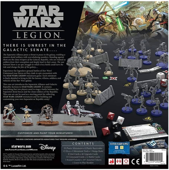 Zestaw figurek do złożenia i pomalowania Fantasy Flight Games Star Wars Legion Clone Wars 39 szt (0841333109202)