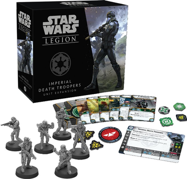Набір фігурок для складання та розфарбовування Fantasy Flight Games Star Wars Legion Imperial Death Troopers Unit Expansion 6 шт (0841333107055)