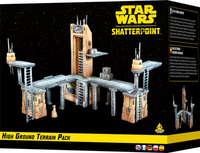 Набір фігурок для складання та розфарбовування Star Wars Shatterpoint High Ground Terrain (0841333120290)