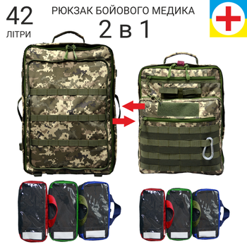 Медичний рюкзак DERBY RBM-6 піксель