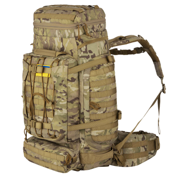 Рюкзак 2E Tactical тактичний 2Е, 90L, LargeCap, Molle, камуфляж (2E-TACTLARGBKP-90L-CP)