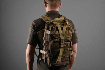 Рюкзак 2E Tactical тактичний, 25L, камуфляж (2E-MILTACBKP-25L-MC)