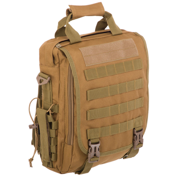 Рюкзак тактичний патрульний однолямковий SILVER KNIGHT TY-9700 розмір 33x27x10см 9л Хакі
