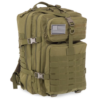 Рюкзак тактический штурмовой SP-Sport ZK-5508 размер 48х28х28см 38л Оливковый