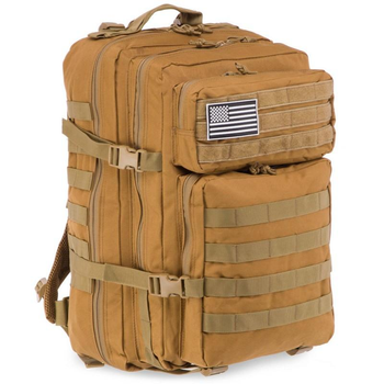 Рюкзак тактический штурмовой SP-Sport ZK-5507 размер 48х28х28см 38л Хаки