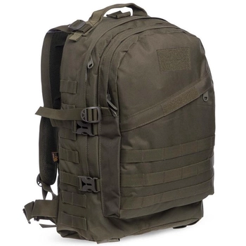 Рюкзак тактический штурмовой трехдневный SILVER KNIGHT 3D размер 47х34х17см 27л Оливковый