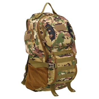 Рюкзак тактический штурмовой трехдневный SILVER KNIGHT TY-02 размер 30x18x51см 27л Камуфляж Multicam