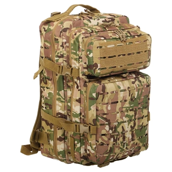 Рюкзак тактичний штурмовий SILVER KNIGHT 1512 розмір 50х36х12см 22л Камуфляж Multicam