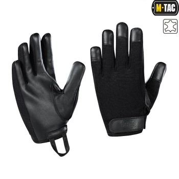 Стрелковые, тактические перчатки M-Tac Police Black (Черные) Размер 2XL