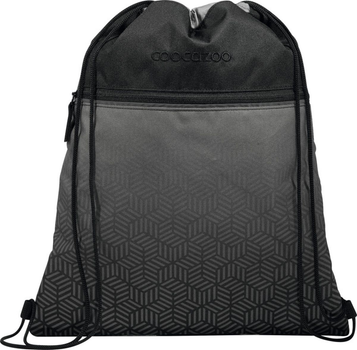 Worek-plecak na buty Coocazoo Black Carbon 43x34 cm (4047443475701)