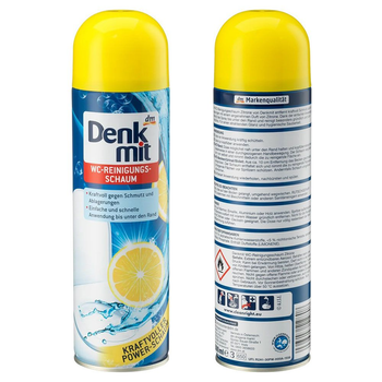 Пена-очиститель для унитаза Denkmit WC-Reinigungsschaum Zitrone, 500 мл