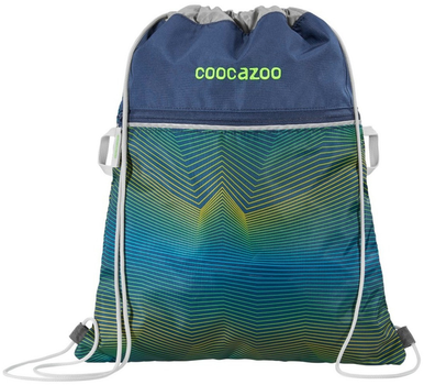 Рюкзак-мішок для взуття Coocazoo RocketPocket II Fix Soniclights Green 43x34 см (4047443425911)