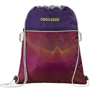 Worek-plecak na buty Coocazoo RocketPocket II Fix Soniclights Purple 43x34 cm (4047443425904)