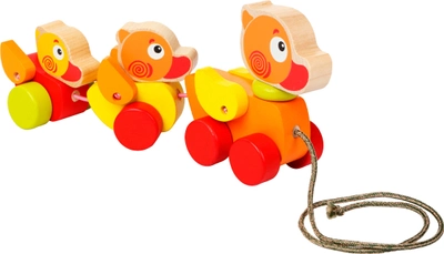 Дерев'яна іграшка-каталка Cubika Мандрівні каченята (4823056513722)