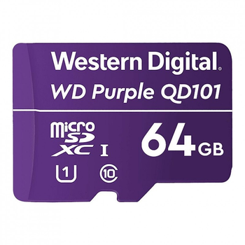 Карта памяти WD 64GB microSDXC class 10 UHS-I (WDD064G1P0C) (197479)