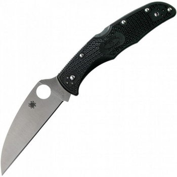 Нож складной карманный с фиксацией Back Lock Spyderco C10FPWCBK Endura Wharncliffe 221 мм, Black