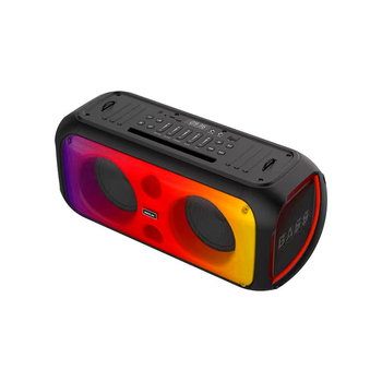 Портативна колонка BKK B65 2x60W з RGB підсвічуванням Black