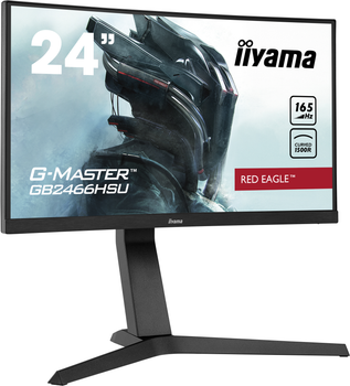 Монітор РК вигнутий 23.6 Iiyama GB2466HSU-B1 165 Гц/1 мс FreeSy