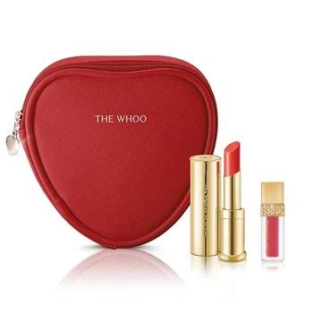Набор по уходу за губами в косметичке The history of whoo gongjinhyang: mi glow lip balm set - Wine Red
