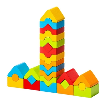 Дерев'яна пірамідка Cubika LD 13 25 деталей (4823056515016)