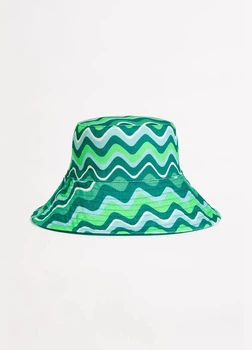 Жіноча панама двостороння Seafolly O/S Зелений (72010-HT-jade)