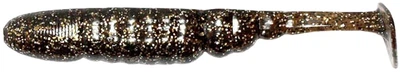 Силикон Bait Breath T.T.Shad 4" (6 шт) (S846 Green pumpkin/Silver)