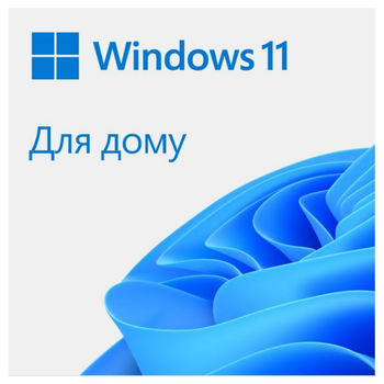 Программная продукция Microsoft Win Home 11 64B UKR 1pk DVD