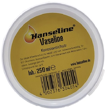 Вазелин технический Hanseline Vaseline 250 мл (4002376304054)