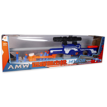 Гвинтівка M1908 пластмасовий на м'яких шарах із присосками Huada Toys 307-009