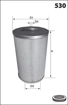 FA3702 Фільтр повітря (Mecafilter) Mecafilter (FA3702)