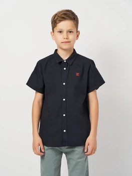 Підліткова сорочка для хлопчика Minoti 17SHIRT 26 40874TEN 140-146 см Темно-синя (5063025292794)