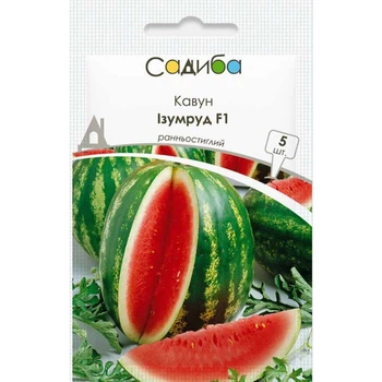 Семена Арбуза Satimex Ізумруд F1, 5 шт, Садыба Центр