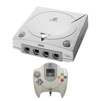 Набор Консоль Sega Dreamcast White Б/У + Геймпад Проводной