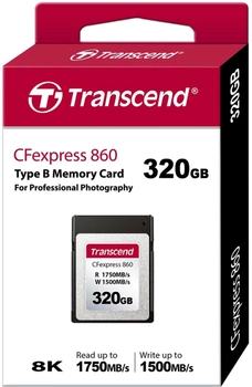 Карта пам'яті Transcend CFexpress Type A 320GB UHS-II (TS320GCFE860)
