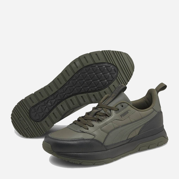 Чоловічі кросівки Puma R78 Trek Lth 383202-03 40.5 Оливкові (4064533256125)