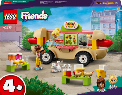 Конструктор LEGO Friends Вантажівка із хот-доґами 100 деталей (42633) (955555903952701) - Уцінка