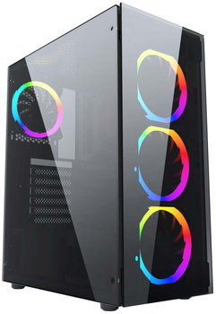 Корпус Gembird Fornax 1500RGB Black (CCC-FC-1500RGB)