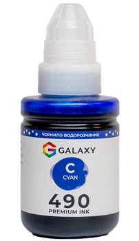 Чорнило Galaxy GI-490 для Canon (Cyan) 135ml (GAL-C490-135C)