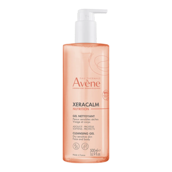 Авен Ксеракальм Гель очищающий питательный Avene Xeracalm Nutrition Gel nettoyant, 500 мл