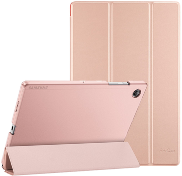 Etui z klapką iLike Tri-Fold Eco-Leather Stand Case do Samsung Galaxy Tab A8 10.5''Rose Gold (ILK-TRC-S4-RG)