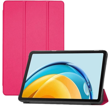 Etui z klapką iLike Tri-Fold Eco-Leather Stand Case do Samsung Galaxy Tab A9 8.7'' Coral Pink (ILK-TRC-S5-CP)