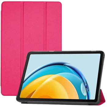 Etui z klapką iLike Tri-Fold Eco-Leather Stand Case do Samsung Galaxy Tab S9 FE 10.9" Coral Pink (ILK-TRC-S13-CP)
