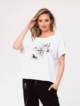 Koszulka damska bawełniana Look Made With Love Inca 114 XL/2XL Biała (5903999306250)
