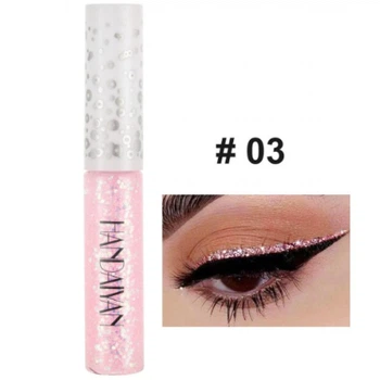 Рідка підводка для очей з глітером Handaiyan Glitter Eyeliner, 03 ніжно-рожевий