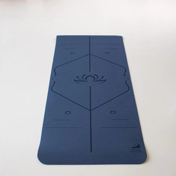 Коврик для йоги Marjari Yoga Basic 183x61x0.6 cм Blue Lotus